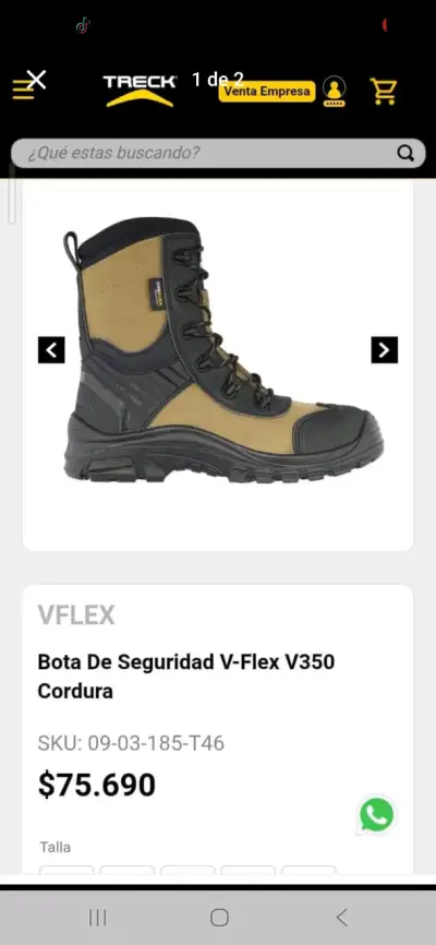 Bota de seguridad V-Flex V350 - miniatura 1