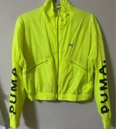 Chaqueta deportiva amarilla Puma - miniatura 1