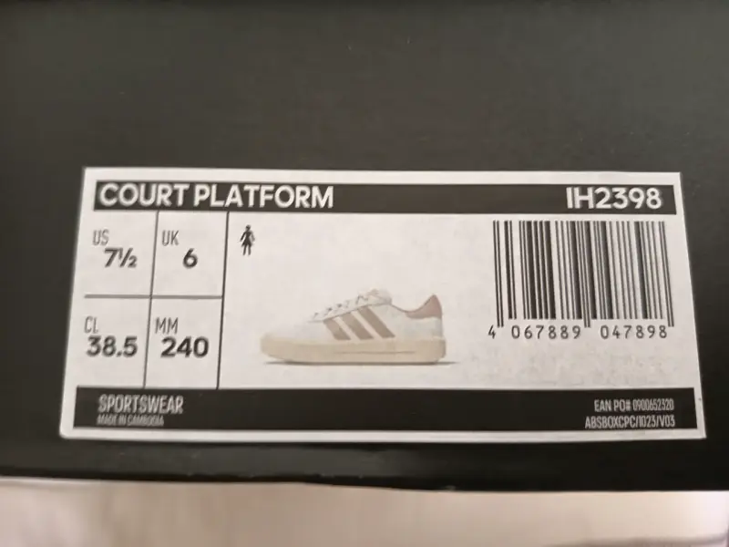 Zapatillas Adidas blancas con rosa - 2