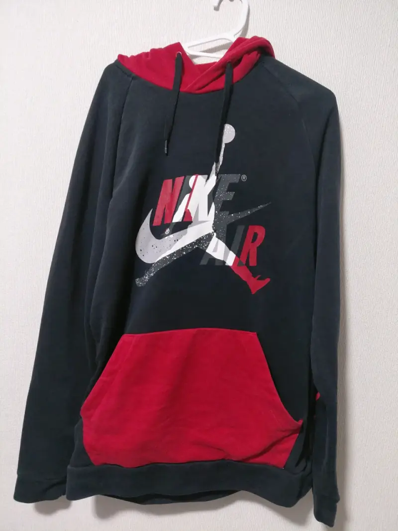 Polerón Nike Air negro y rojo - 3