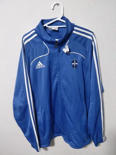 Chaqueta deportiva azul Adidas - miniatura 1