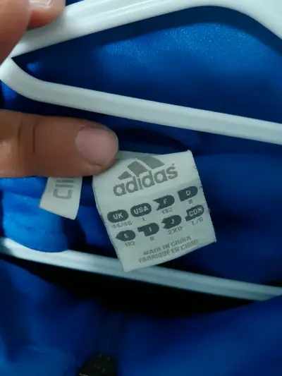 Chaqueta deportiva azul Adidas - miniatura 2