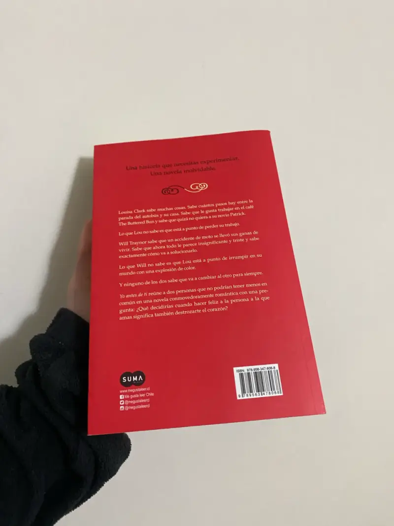 Libro 'Yo Antes de Ti' Jojo Moyes - 2