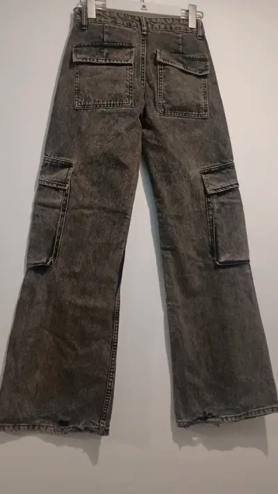 Pantalones cargo gris oscuro - miniatura 5