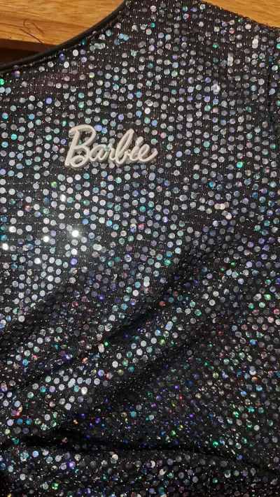 Vestido de lentejuelas negro barbie - miniatura 3
