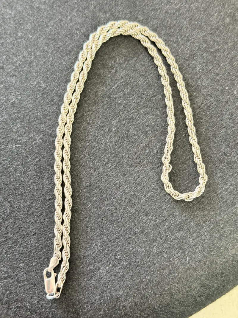 Cadena de plata trenzada - 2