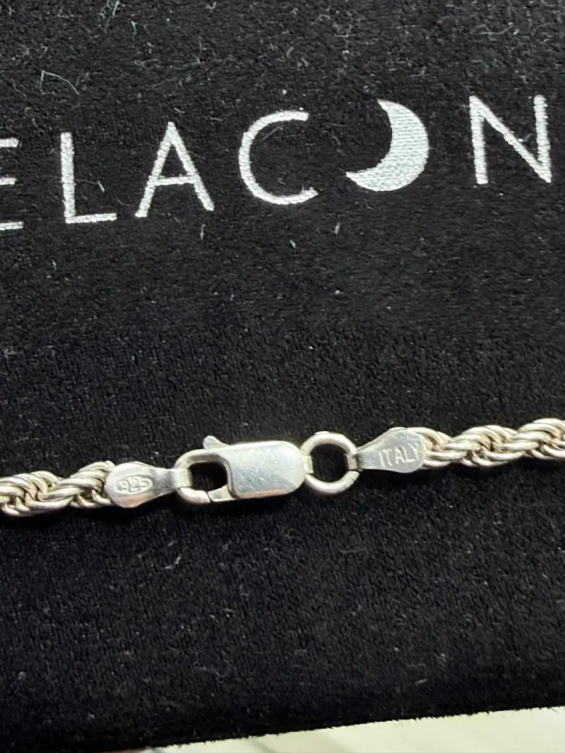 Cadena de plata trenzada - 4