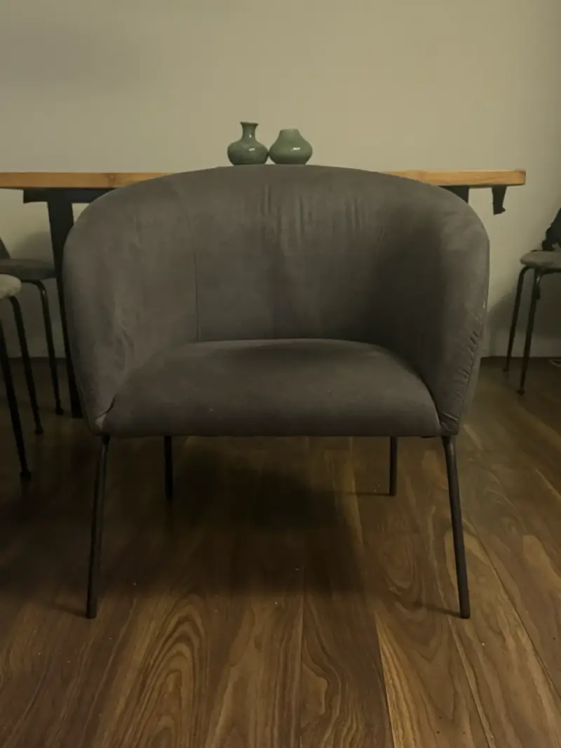 Sillón gris moderno - 2