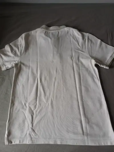 Polera tipo polo blanca - miniatura 2