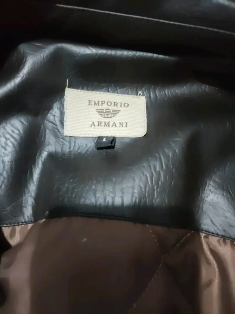 Chaqueta Emporio Armani café oscuro - 1