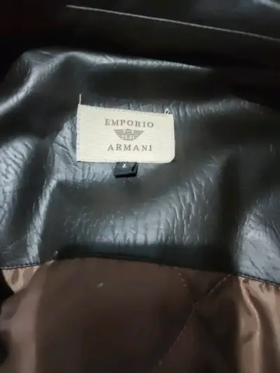Chaqueta Emporio Armani café oscuro - miniatura 1