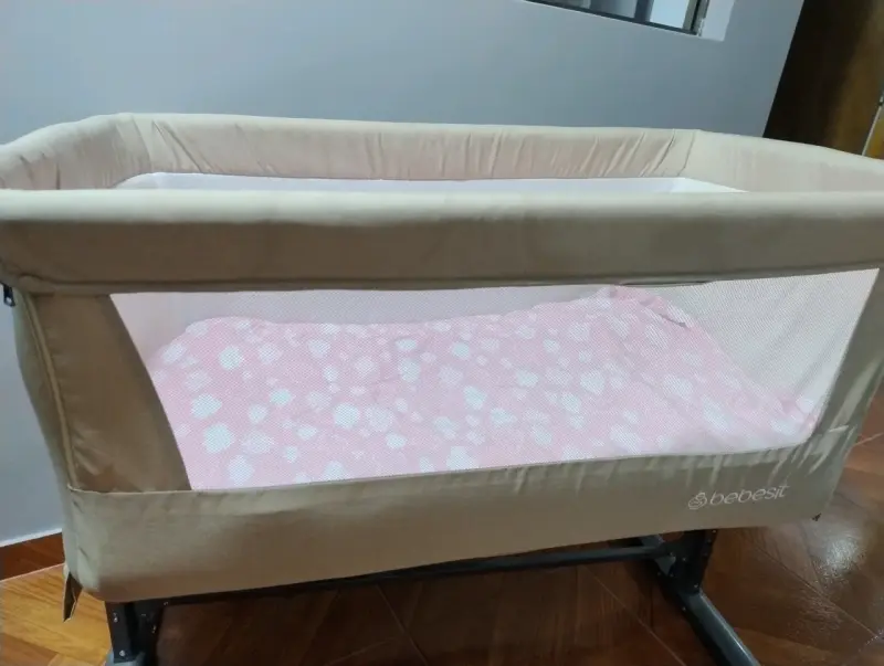 Cuna colecho beige - 3