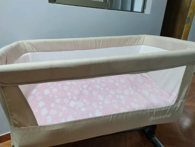 Cuna colecho beige - 4