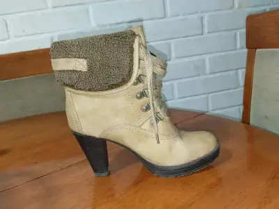 Botines beige - miniatura 2