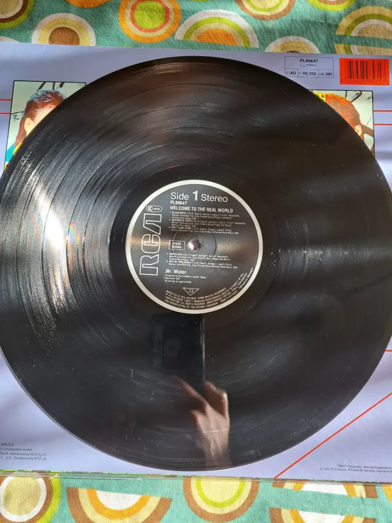 Vinilo Mr. Mister - Welcome to the Real World - 3
