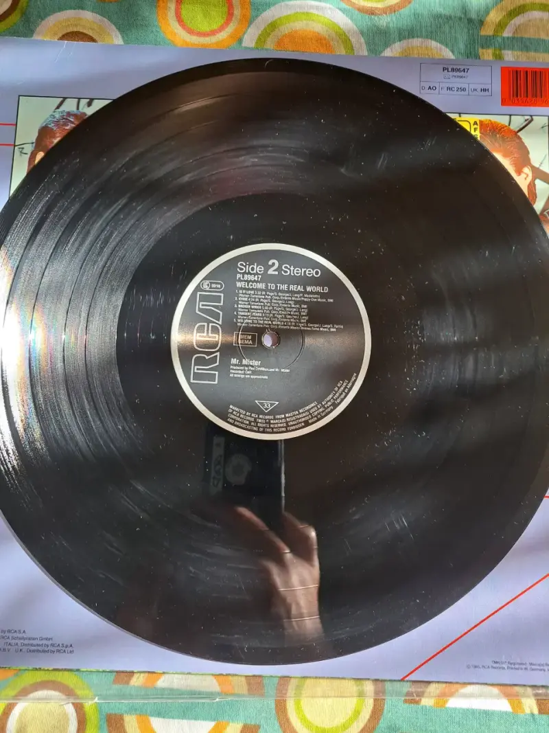 Vinilo Mr. Mister - Welcome to the Real World - 4