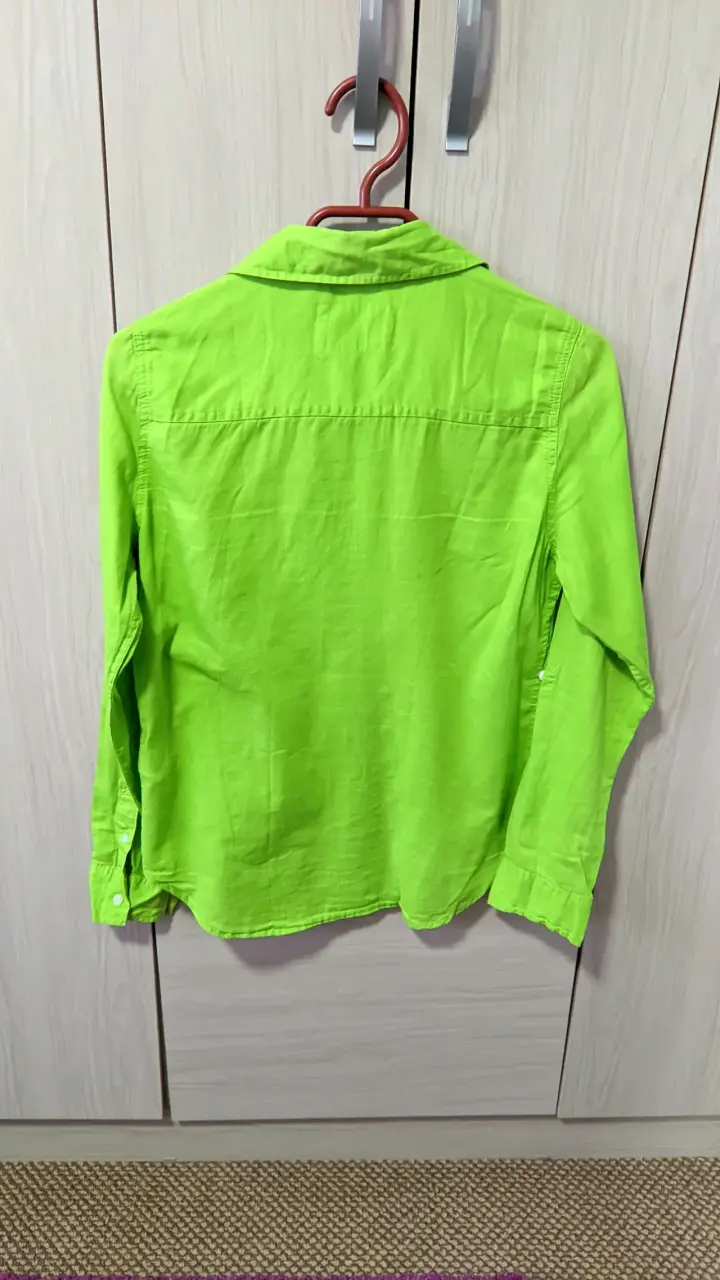 Blusa verde estilo casual S - 2