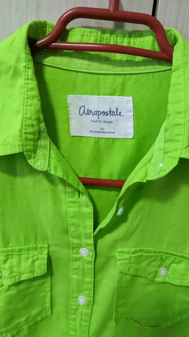 Blusa verde estilo casual S - 3