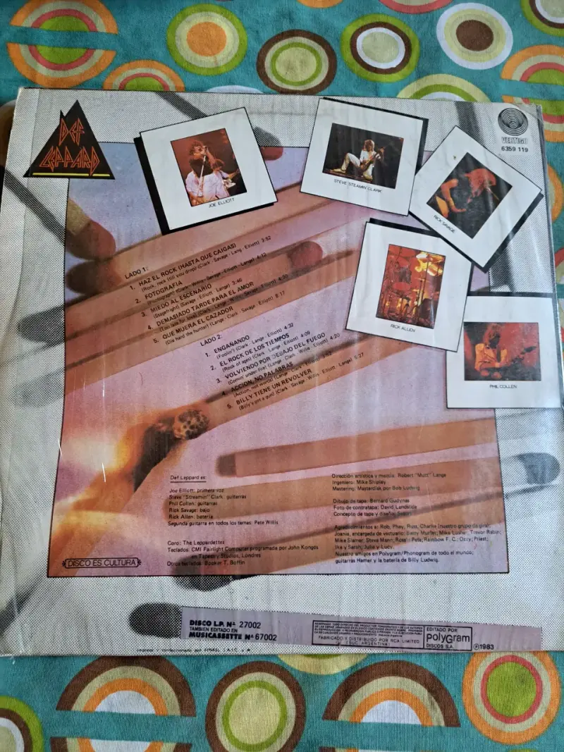 Vinilo Def Leppard Pyromania - 2