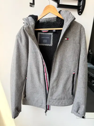 Chaqueta Tommy  gris talla M - miniatura 1