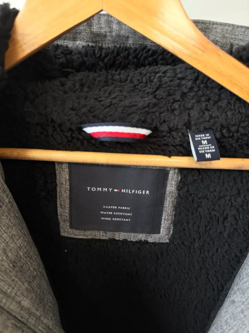 Chaqueta Tommy  gris talla M - 3