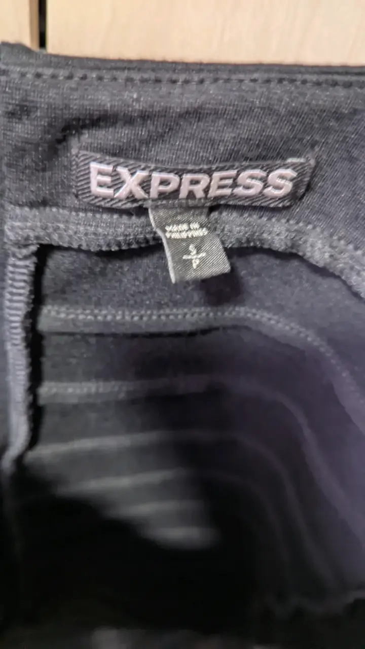 Vestido negro ajustado un uso S Petite - 3