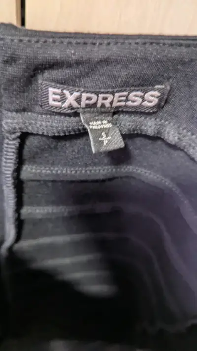 Vestido negro ajustado un uso S Petite - miniatura 3