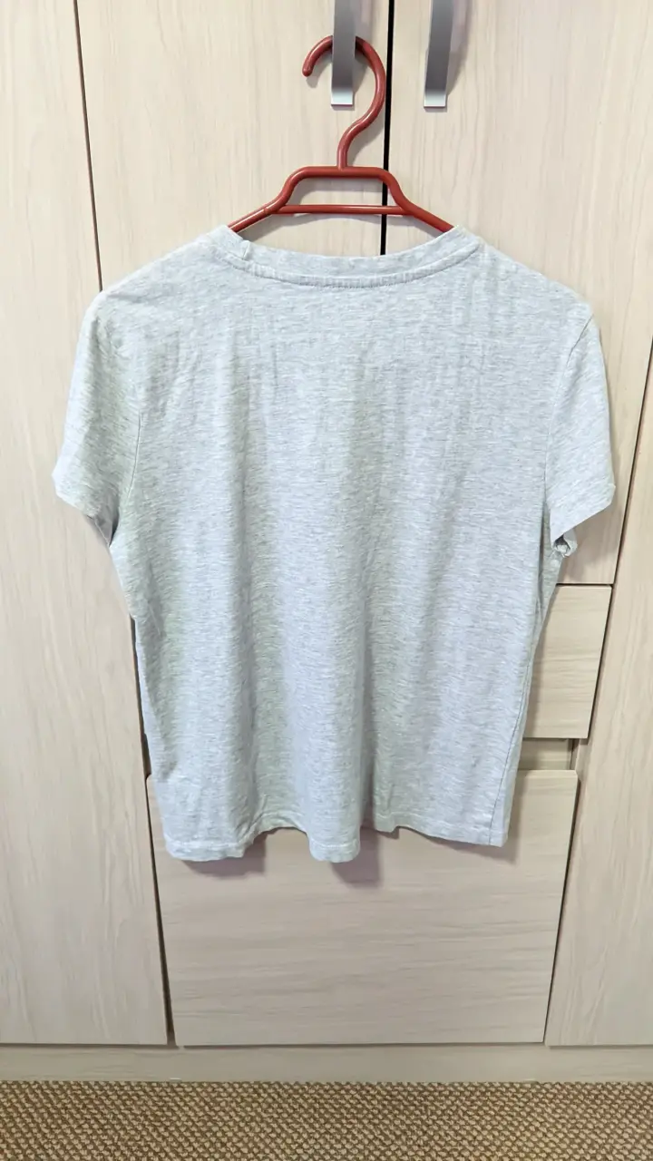 Polera gris estampado estelar S - 2