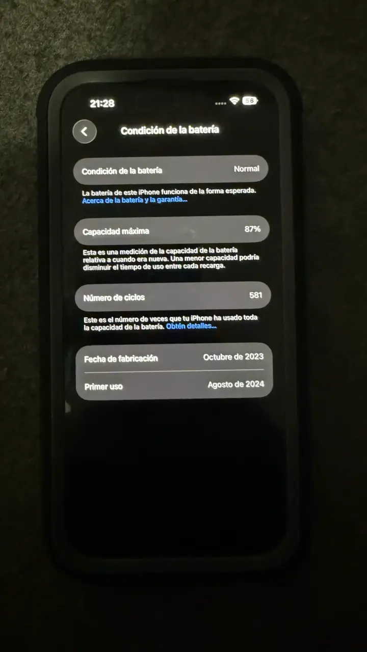 iPhone 15 en buen estado, 87% batería - 4
