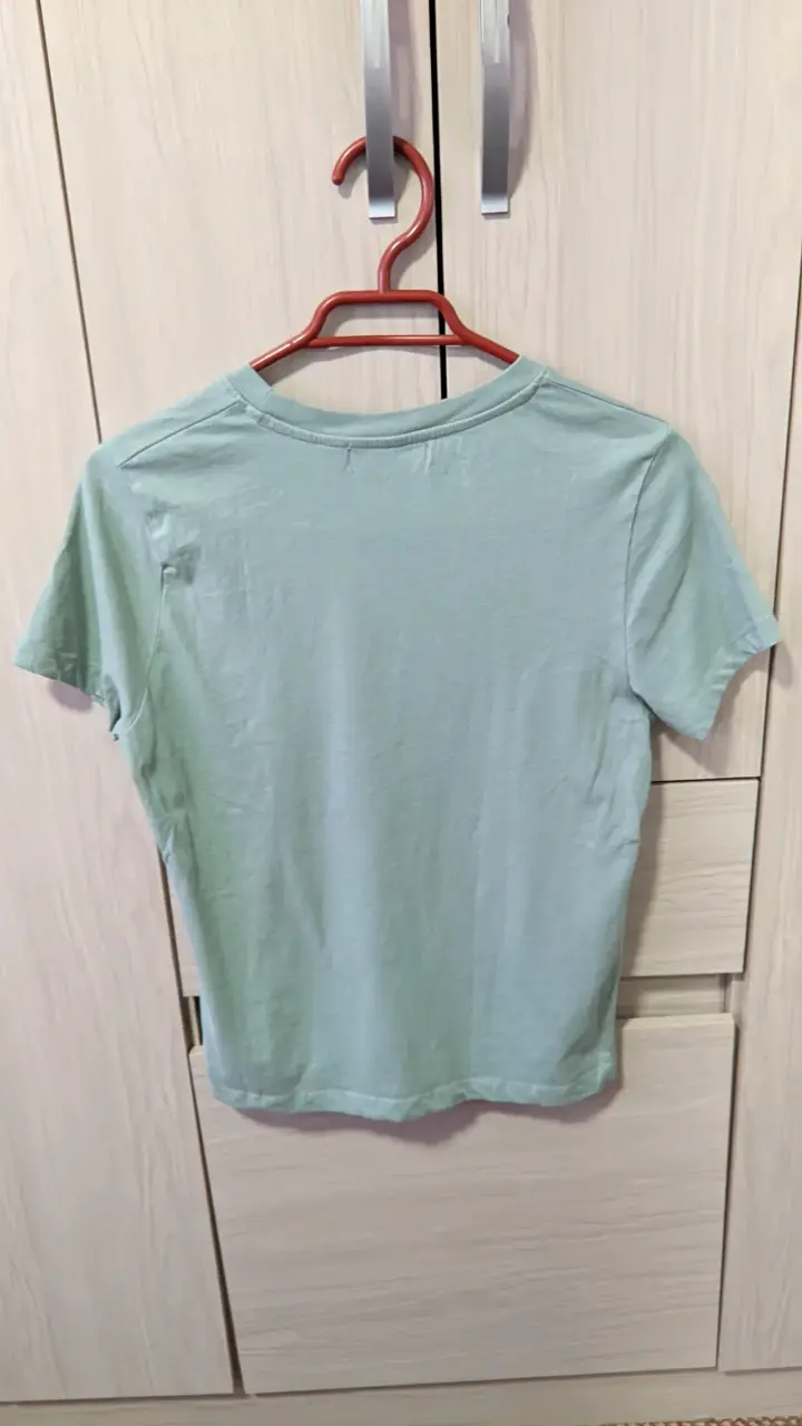 Polera Pull&Bear Verde Estampada S - 2