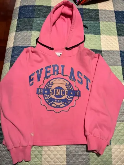 Polerón rosado con capucha Everlast - miniatura 1
