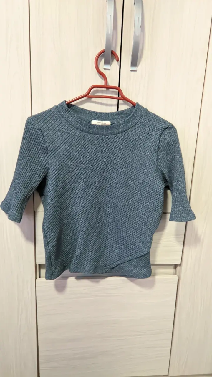 Polera de mujer gris manga corta Americanino M - 1