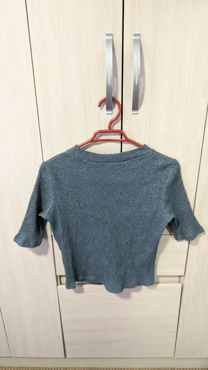 Polera de mujer gris manga corta Americanino M - 2