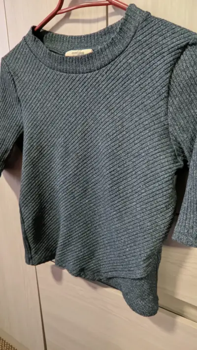 Polera de mujer gris manga corta Americanino M - miniatura 3