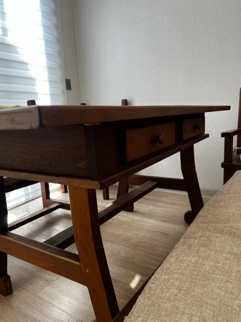 Mesa de comedor de madera 8 personas - 3