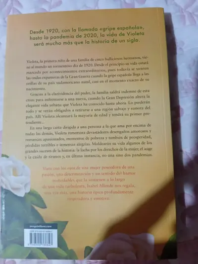 Libro Violeta de Isabel Allende - miniatura 2