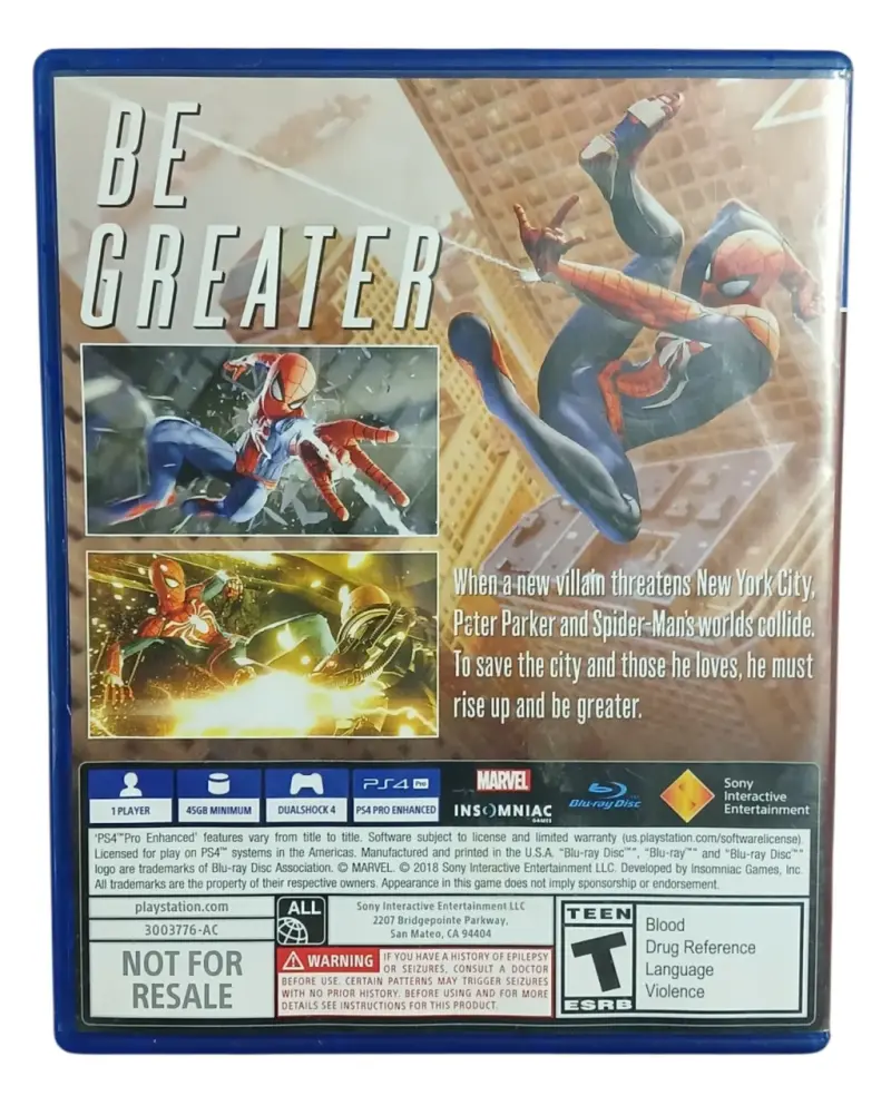 Juego PS4 Spider-Man - 4
