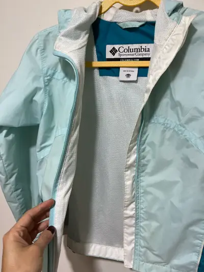 Chaqueta Columbia celeste impermeable - miniatura 2