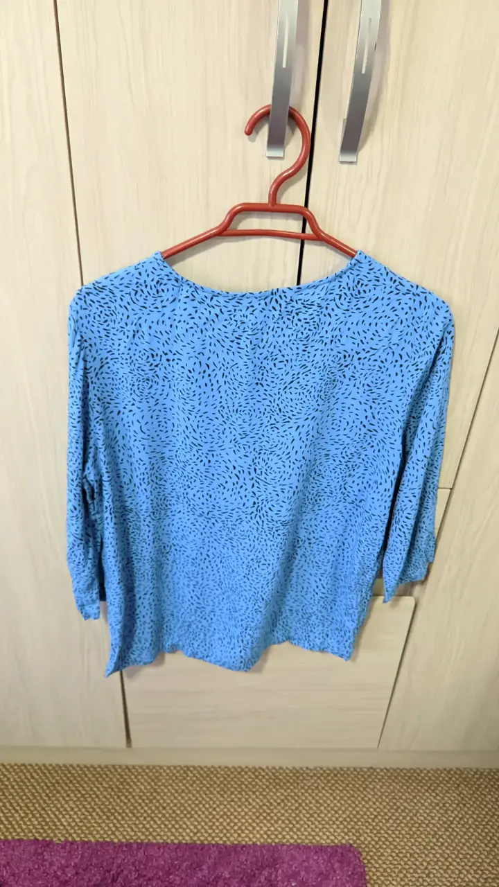 Polera azul con diseño Vero Moda S - 2