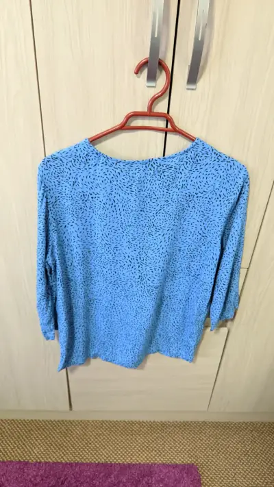 Polera azul con diseño Vero Moda S - miniatura 2