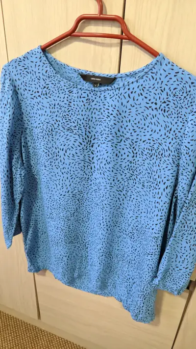 Polera azul con diseño Vero Moda S - miniatura 3
