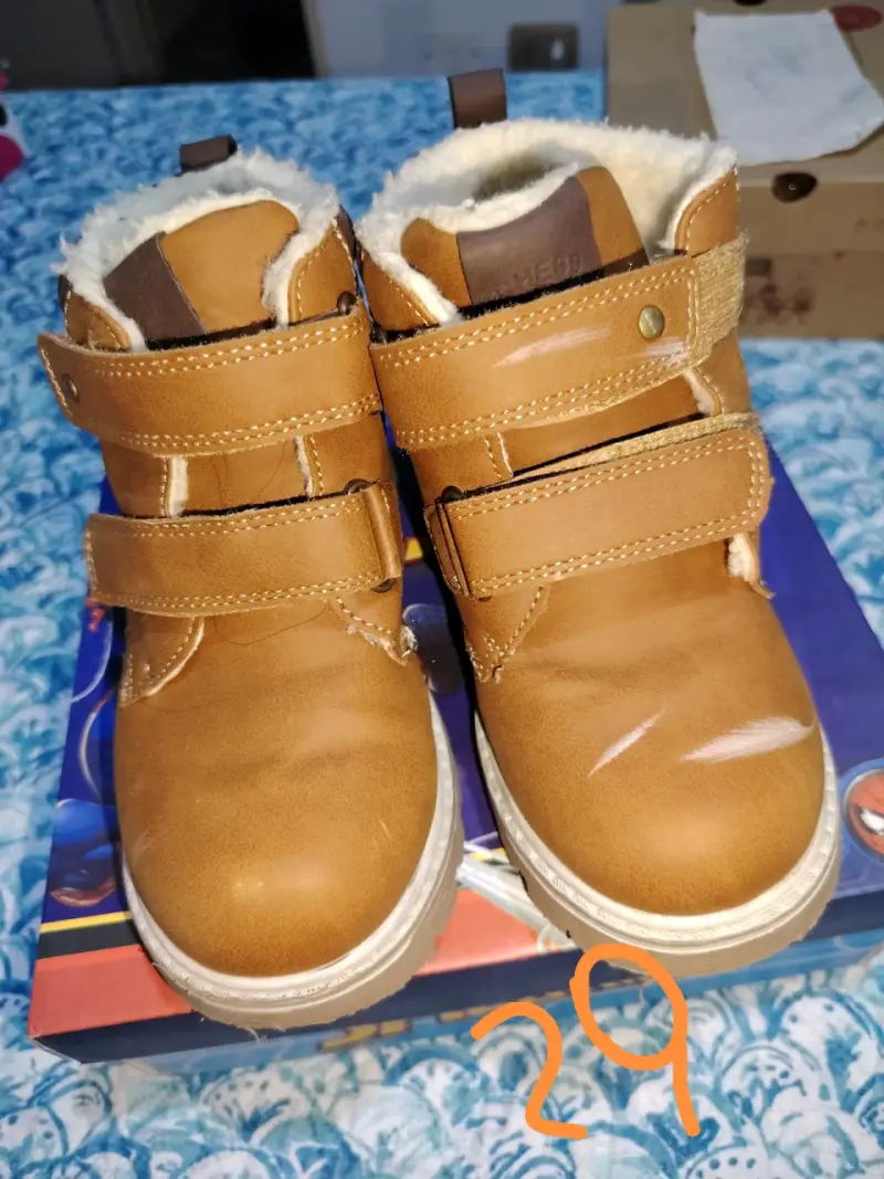 Botas infantiles camel