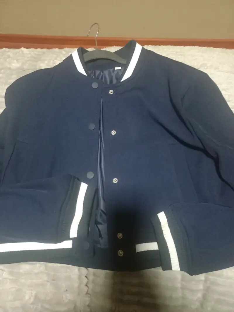 Chaqueta bomber azul - 1