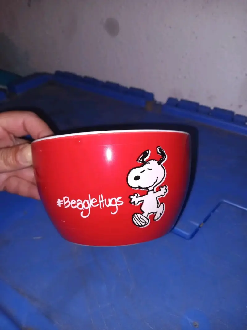 Tazón rojo Snoopy #BeagleHugs - 2