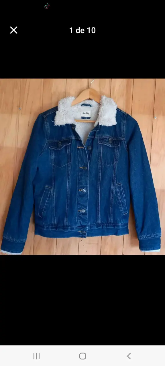 Chaqueta de mezclilla con forro