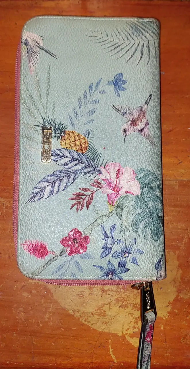 Cartera estampada floral - 2