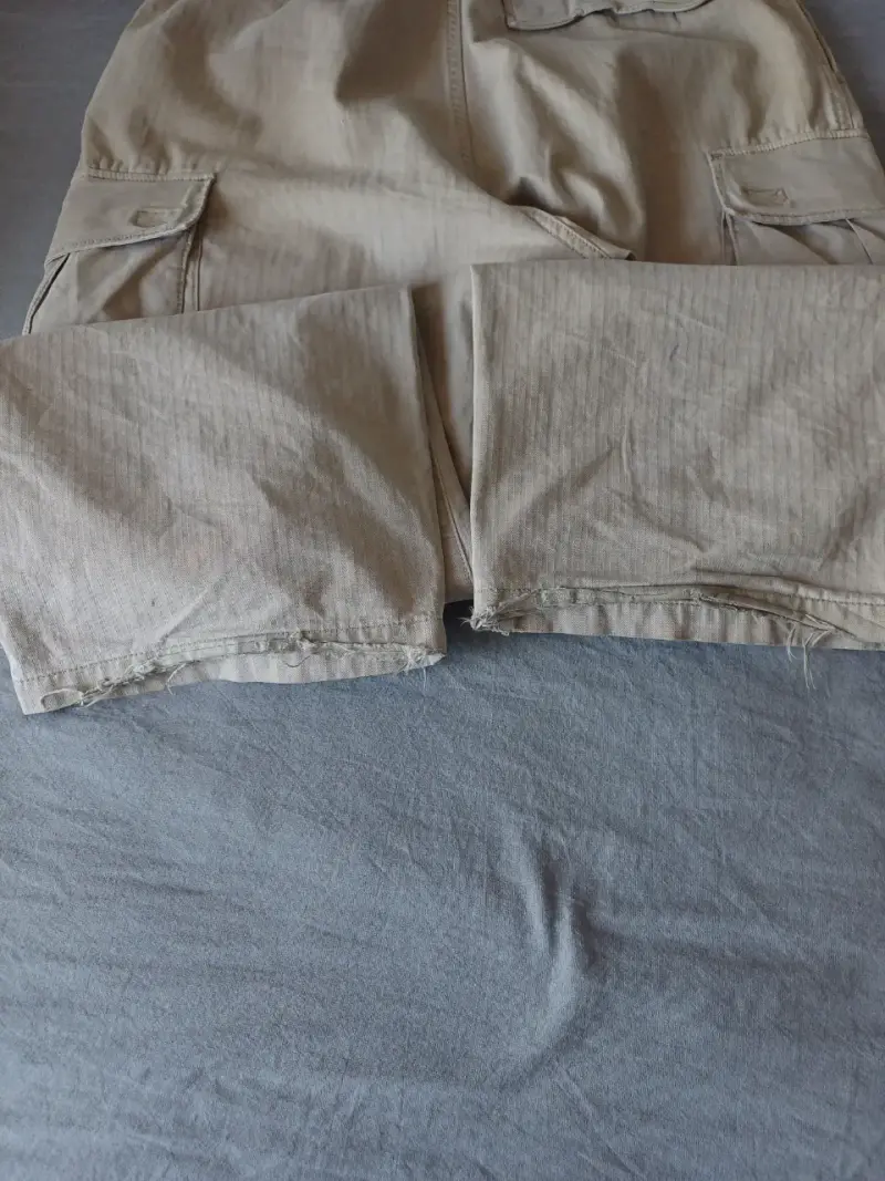 Pantalones cargo beige - 4
