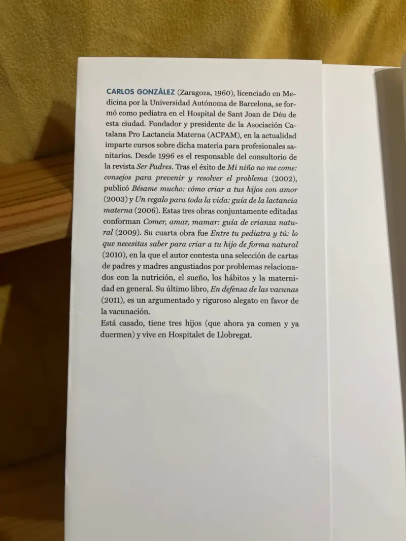 Libro 'Bésame Mucho' de Carlos González - 3