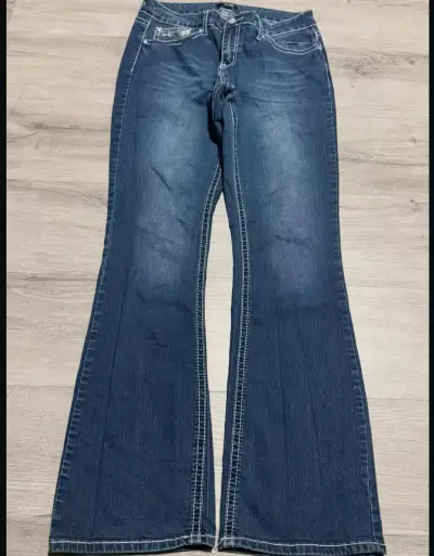 Jeans boot cut y2k americano - miniatura 2