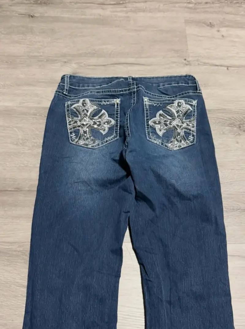 Jeans boot cut y2k americano - 4